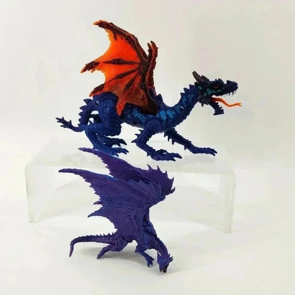 CHAP  MEI DRAGON BLUE AND ORANGE FANTASY ACTION FIGURE - Picture 1 of 3
